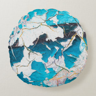 Coussins Ronds Vieilles textures murales grunge et fond trembleme