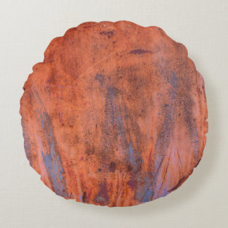 Coussins Ronds Vieux patiné rouille texturéabstrait, vieilli, vie