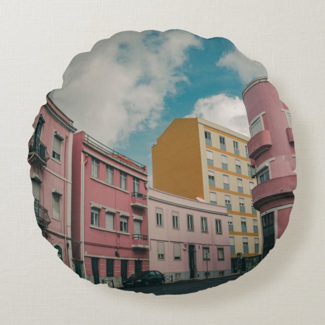 COUSSINS RONDS VILLE COLORÉE (Devant)