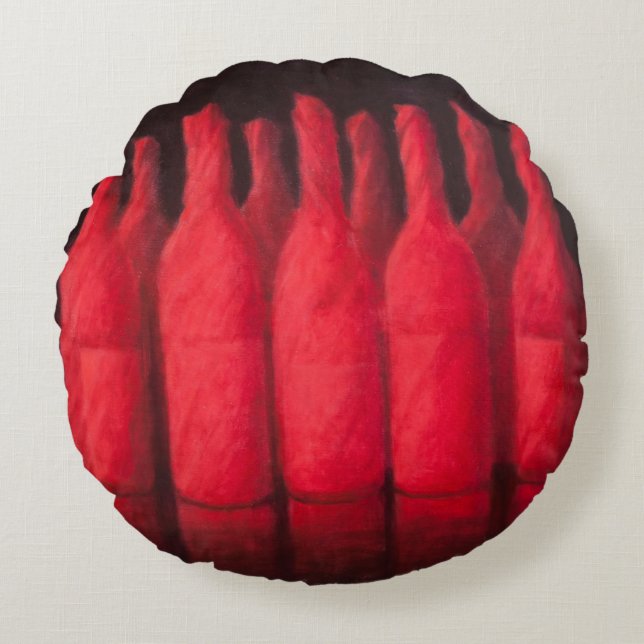 Coussins Ronds Vin enveloppé par rouge 2012 (Devant)