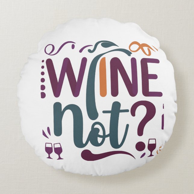 Coussins Ronds Vin non (Devant)