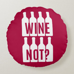 Coussins Ronds Vin non