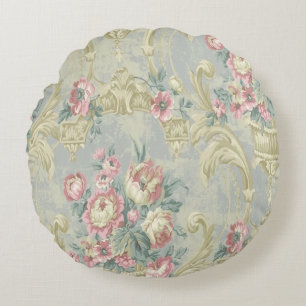Coussins Ronds Vintage Floral Chic