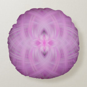 Coussins Ronds VIOLET - Art fractal -