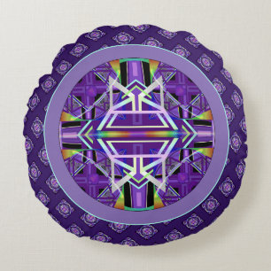 Coussins Ronds Violet W3