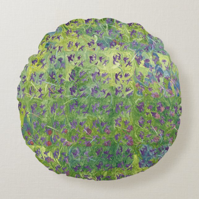 Coussins Ronds Violettes douces 2012 (Devant)