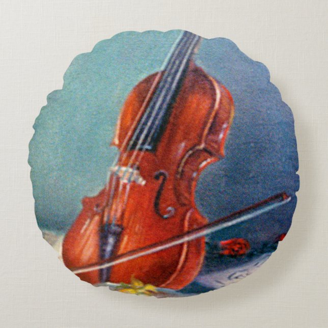 Coussins Ronds Violon/Violon (Devant)