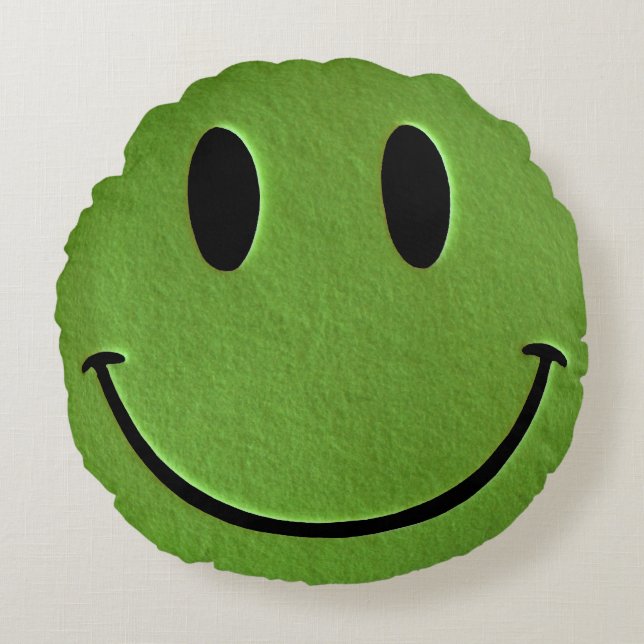 Coussins Ronds Visage heureux (Devant)