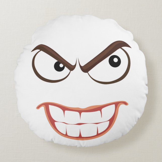 COUSSINS RONDS VISAGE SINISTRE (Devant)