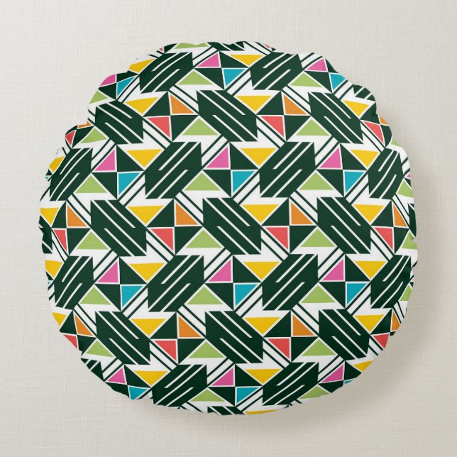 Coussins Ronds Vivre en couleur 2 (Devant)