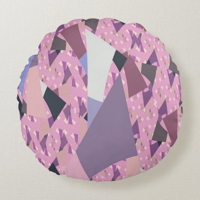 COUSSINS RONDS VOILES SUNSET ABSTRAITES (Devant)