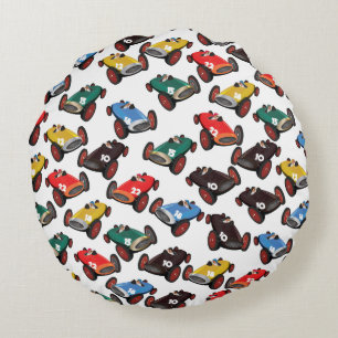 Coussins Ronds Voitures de course vintage