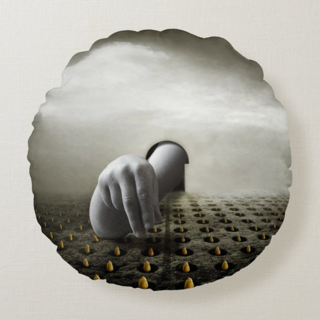 Coussins Ronds Voleur 2013 de tulipe (Devant)