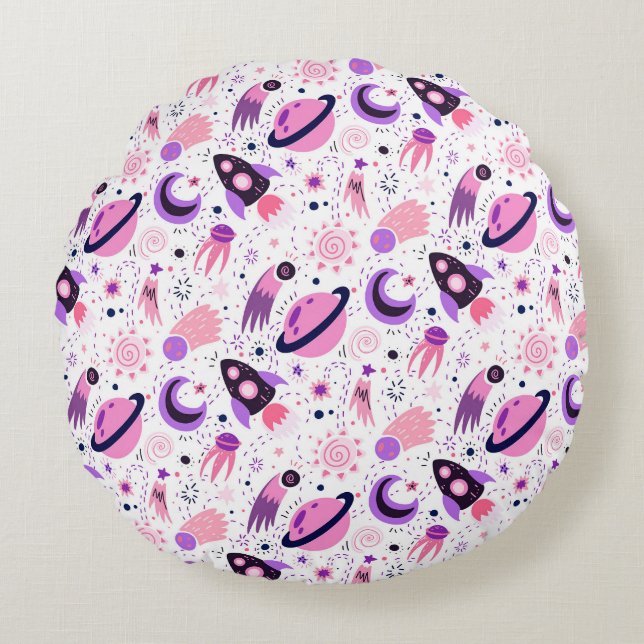 Coussins Ronds Volez dans l'espace ! (Devant)