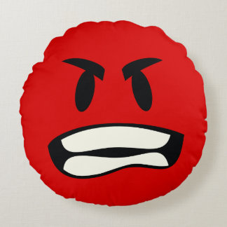 Coussins Ronds vous bro fou ? - emoji de rage