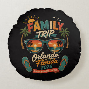Coussins Ronds Voyage en famille Orlando Floride 2026