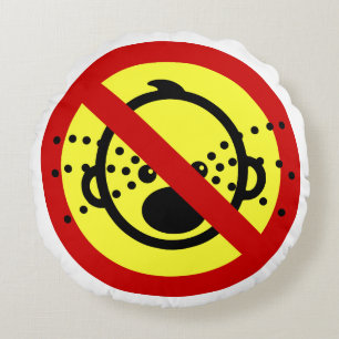 Coussins Ronds VOYAGE NO Cry Baby ⚠ Aéroport thaïlandais ⚠