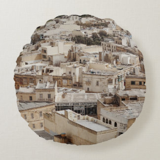 COUSSINS RONDS VUE AÉRIENNE DE LA VILLE EN JOURNÉE