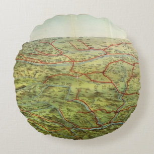 Coussins Ronds Vue Grandes Plaines de Birdseyes