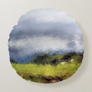 COUSSINS RONDS VUES DES ALLES