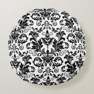 Coussins Ronds Wallpaper in the style of Baroque. Seamless backgr