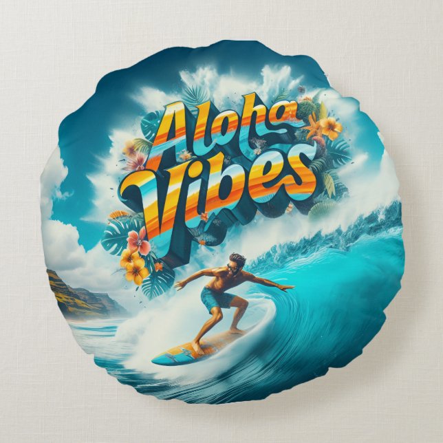 Coussins Ronds Waves & Wanderlust Collection (Dos)
