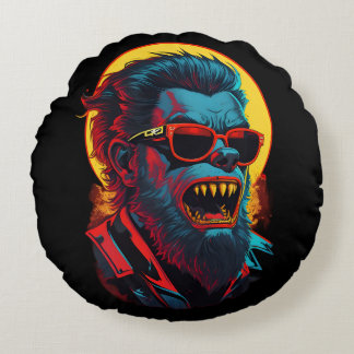 Coussins Ronds Werewolves Zombie