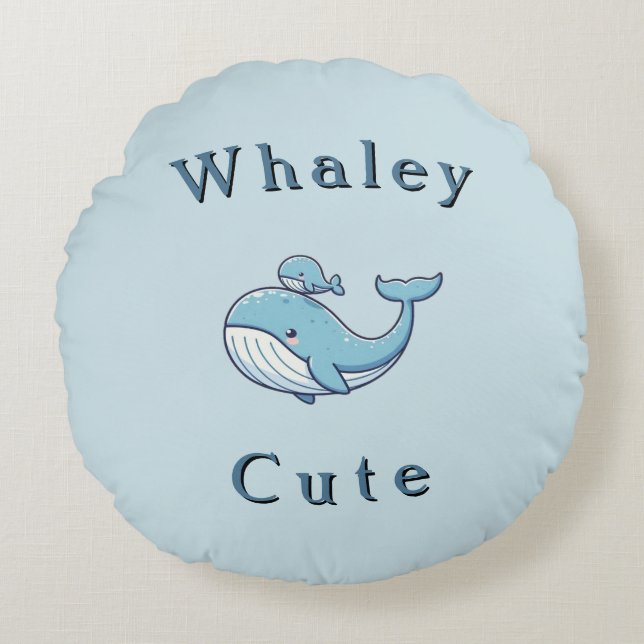 Coussins Ronds Whaley Cute Baby (Devant)
