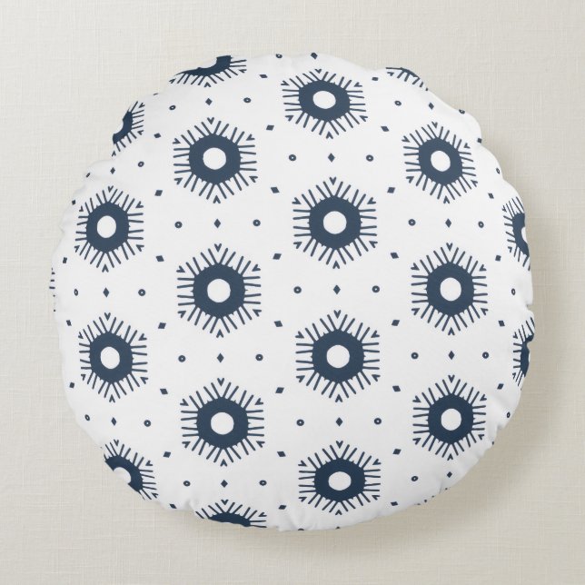Coussins Ronds White colour  Round Pillow (Devant)