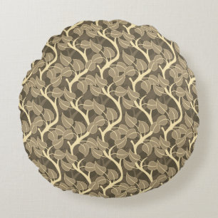 Coussins Ronds William Morris design, Arts et Artisanat, botaniqu