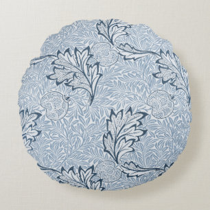 Coussins Ronds William Morris Floral en Bleu