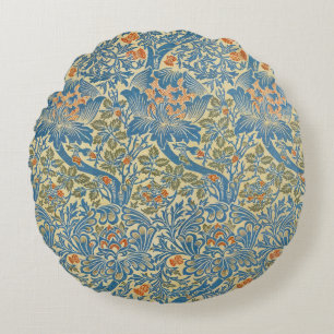 Coussins Ronds William Morris Rose & chardon Floral Blue