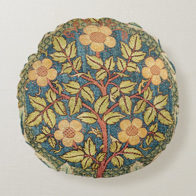 Coussins Ronds William Morris Rose Wreath Cushion Couverture clas (Devant)