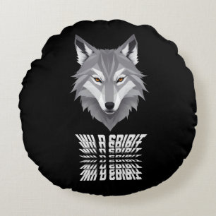 Coussins Ronds Wolf Wild Spirit
