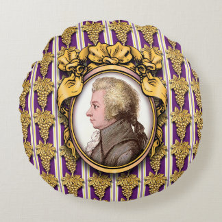 Coussins Ronds Wolfgang Amadeus Mozart