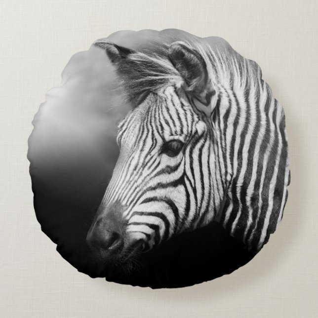 Coussins Ronds Zebra Foal (Devant)