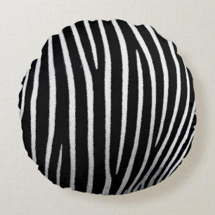 Coussins Ronds Zebra Skin