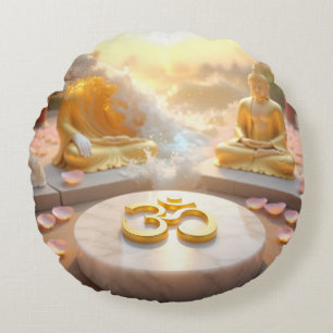 COUSSINS RONDS ZEN - BOUDDHISME - OM