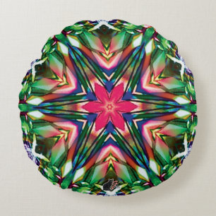 Coussins Ronds Zesty Kaleidoscope