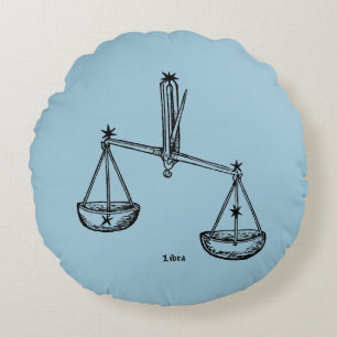 Coussins Ronds Zodiaque : Balance, 1482