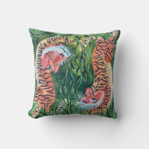 Coussins tigres