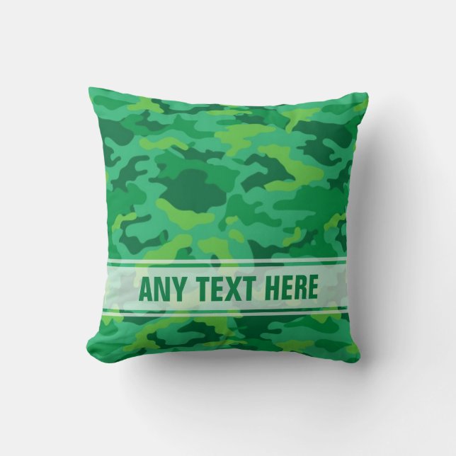 Coussins verts de coussin du camouflage #3 de Camo (Recto)