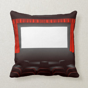 Coussins vides de jet de cinéma