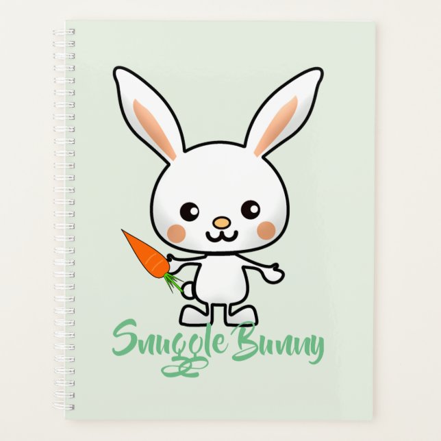 Cousu Bunny Kawaii personnalisé (Devant)