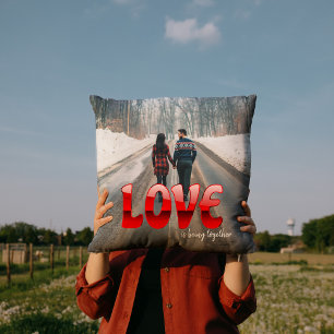 Coutume Amour Simple Photo Jeu Oreiller