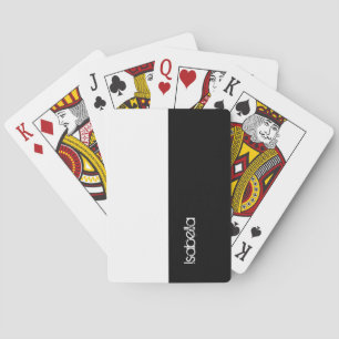 Coutume classique de cartes de jeu votre nom