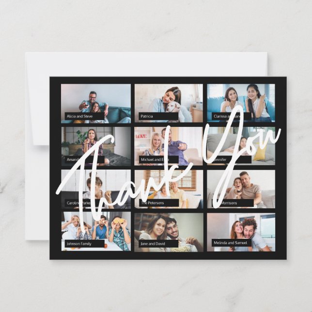 Coutume d'anniversaire virtuel 12 photo élégant me (Devant)