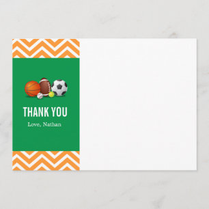 Coutume un carte de remerciements All-Star