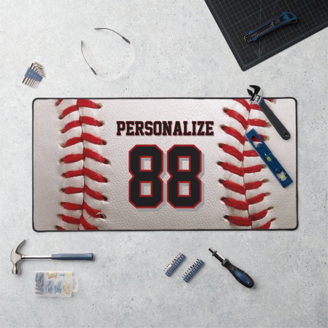 Couture de baseball classique Nom et numéro person (Poste de travail)