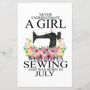 Couture Qui Aime Coudre Et Est Né Juillet